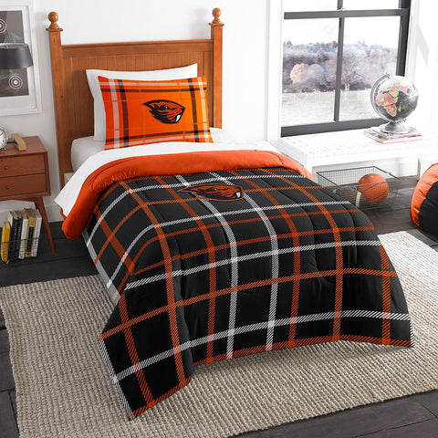 Oregon State Beavers NCAA Twin Comforter Set (Soft & Cozy) (64 x 86)