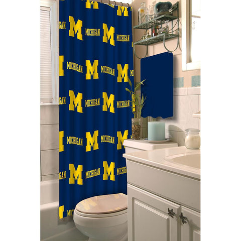 Michigan Wolverines NCAA Shower Curtain