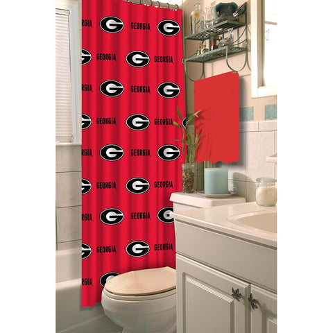 Georgia Bulldogs NCAA Shower Curtain