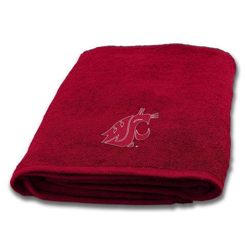 Washington State Cougars NCAA Applique Bath Towel