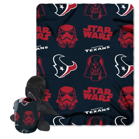Houston Texans NFL Star Wars Darth Vader Hugger & Fleece Blanket Throw Set