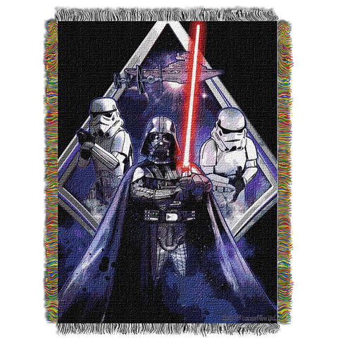 Star Wars Midnight Vader  Woven Tapestry Throw (48inx60in)