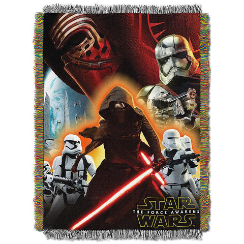 Star Wars EPS 7 - Ground Invasion  Woven Tapestry Throw Blanket (48x60)
