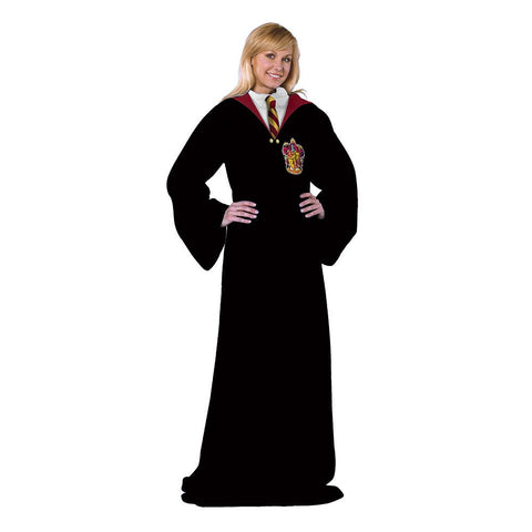 H Potter -Hogwarts Rules Adult Comfy Throw Blanket with Sleeves