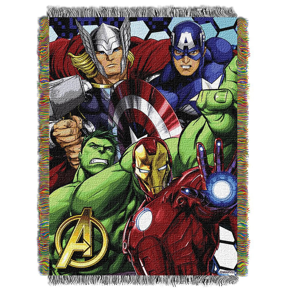 Marvel Avengers Best Team  Woven Tapestry Throw (48inx60in)