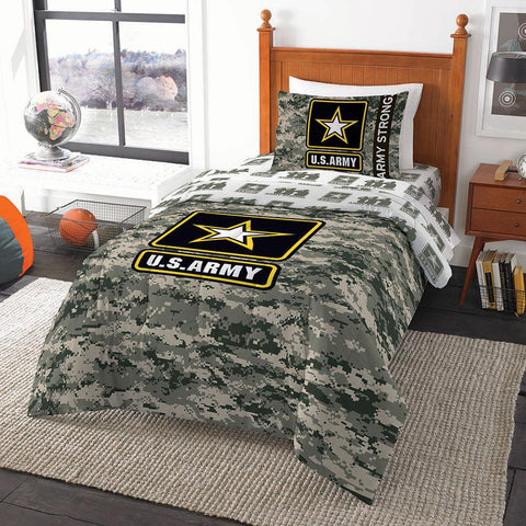 US Army Armed Forces Twin Sized Comforter