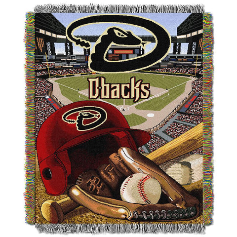 Arizona Diamondbacks MLB Woven Tapestry Throw (Home Field Advantage) (48x60)