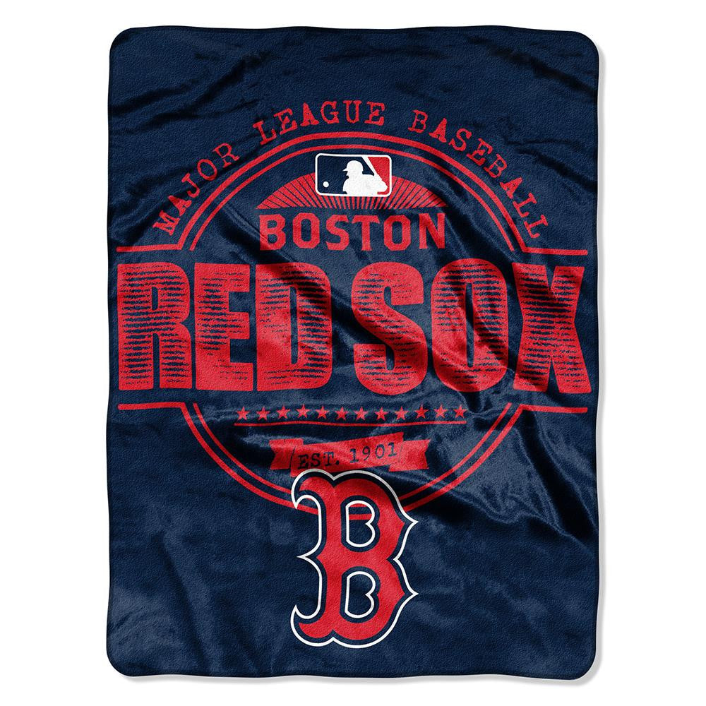 Boston Red Sox MLB Micro Raschel Blanket (Structure Series) (46in x 60in)