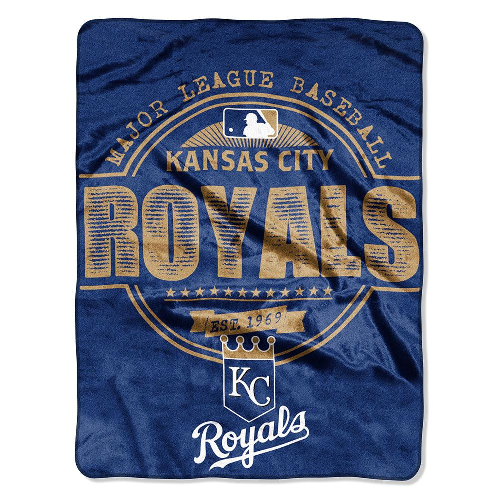 Kansas City Royals MLB Micro Raschel Blanket (Triple Play Series) (46in x 60in)