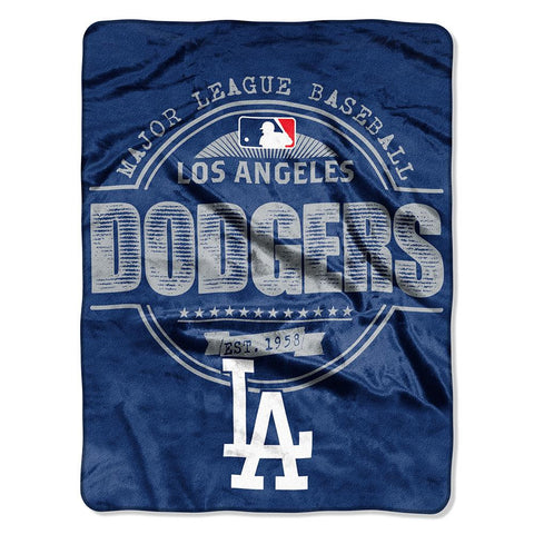 Los Angeles Dodgers MLB Micro Raschel Blanket (Structure Series) (46in x 60in)