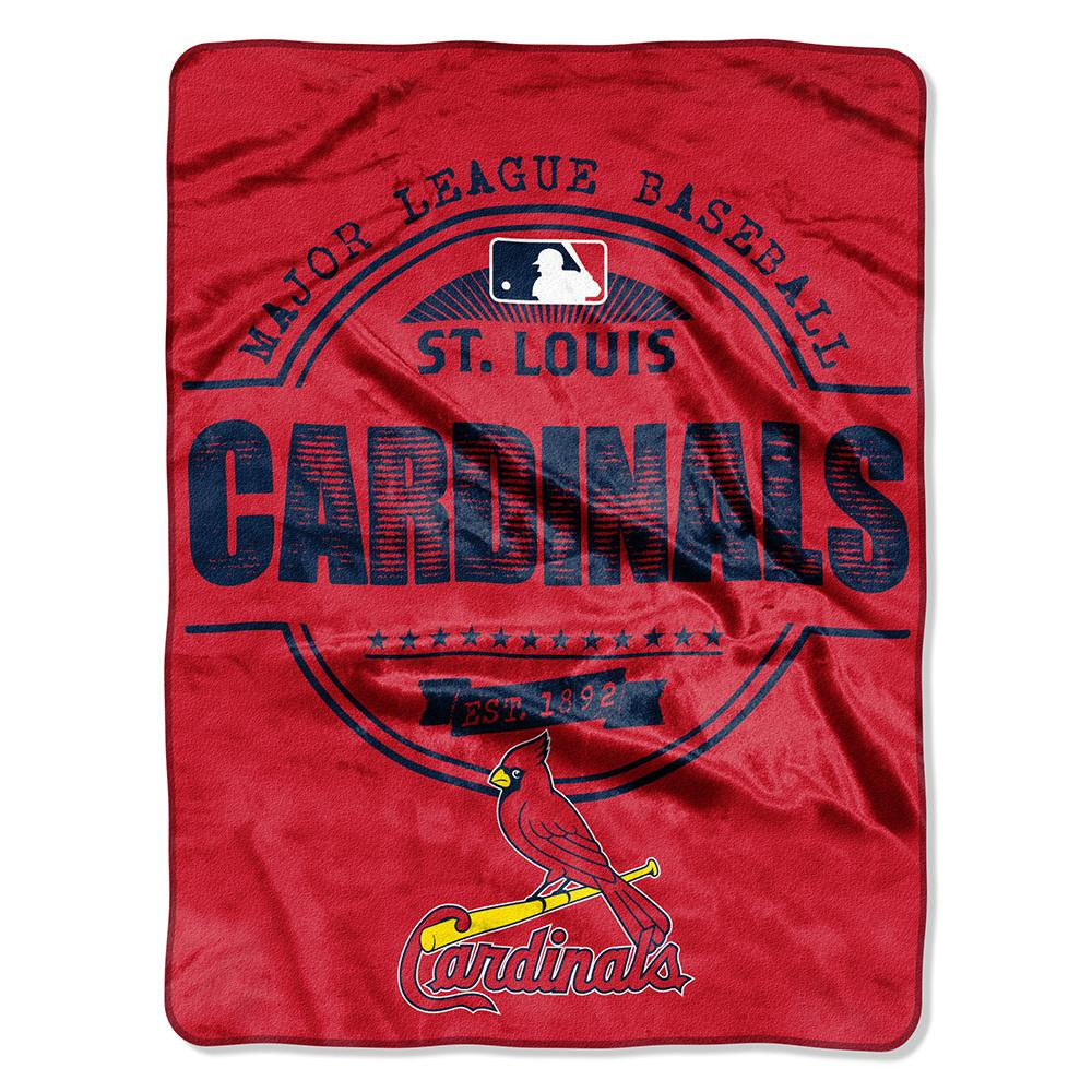 St. Louis Cardinals MLB Micro Raschel Blanket (Structure Series) (45in x 60in)