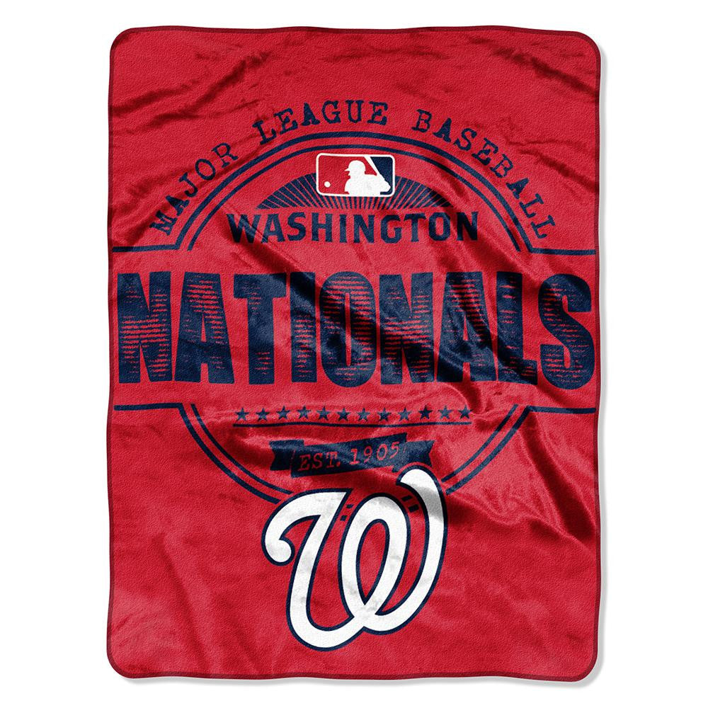 Washington Nationals MLB Micro Raschel Blanket (46in x 60in)