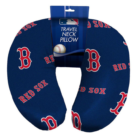 Boston Red Sox MLB Beadded Spandex Neck Pillow (12in x 13in x 5in)