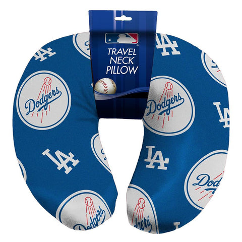 Los Angeles Dodgers MLB Beadded Spandex Neck Pillow (12in x 13in x 5in)