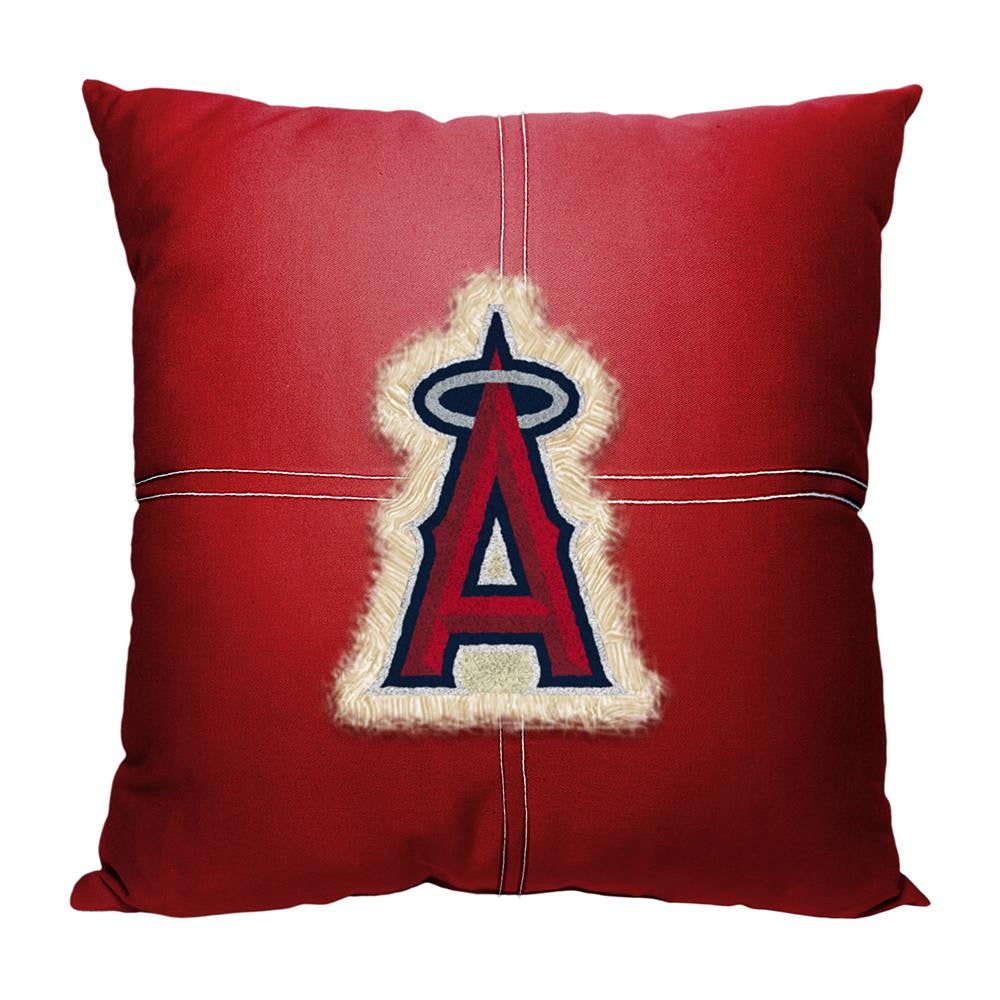 Los Angeles Angels MLB Team Letterman Pillow (18x18)