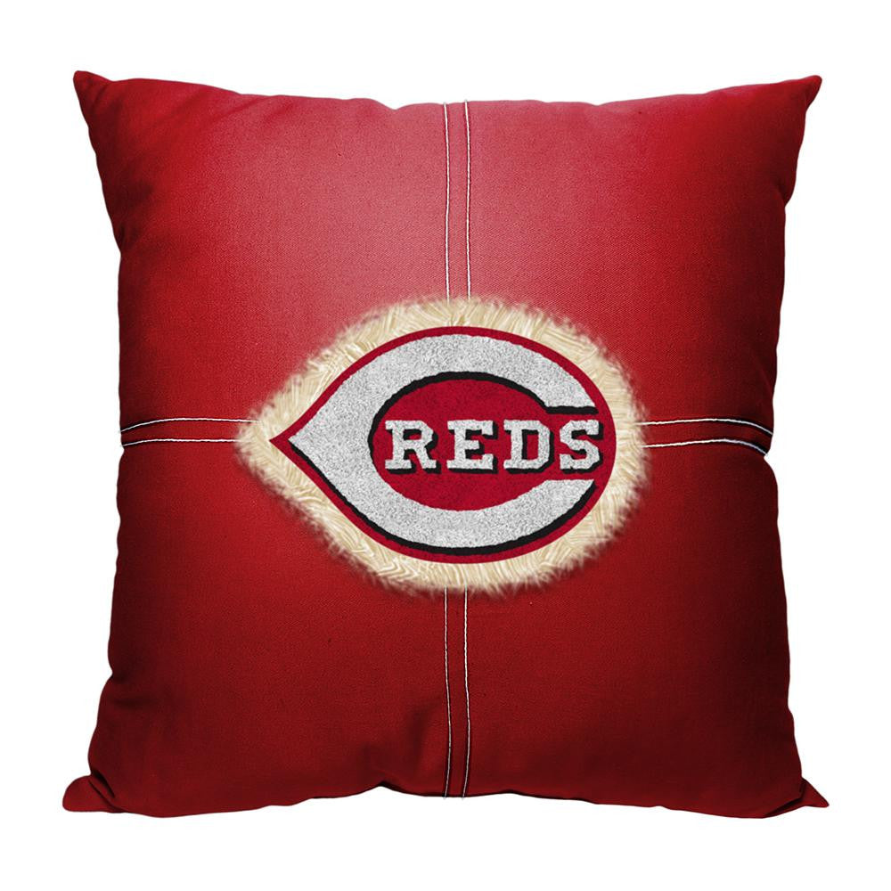 Cincinnati Reds MLB Team Letterman Pillow (18x18)