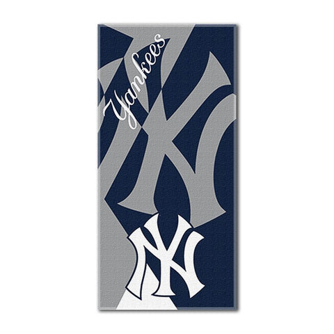 New York Yankees MLB ?Puzzle? Over-sized Beach Towel (34in x 72in)