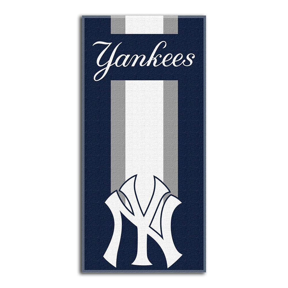 New York Yankees MLB Zone Read Cotton Beach Towel (30in x 60in)