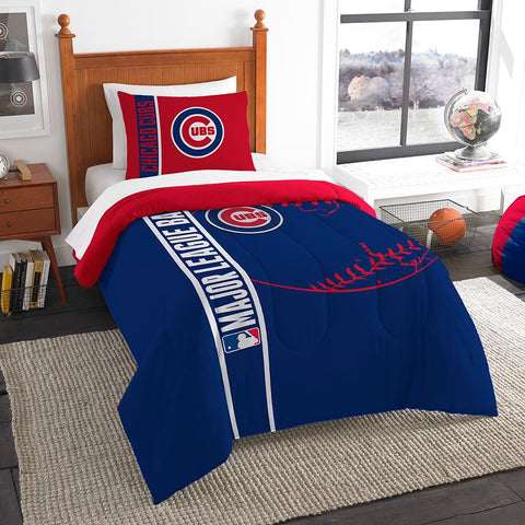 Chicago Cubs MLB Twin Comforter Set (Soft & Cozy) (64 x 86)