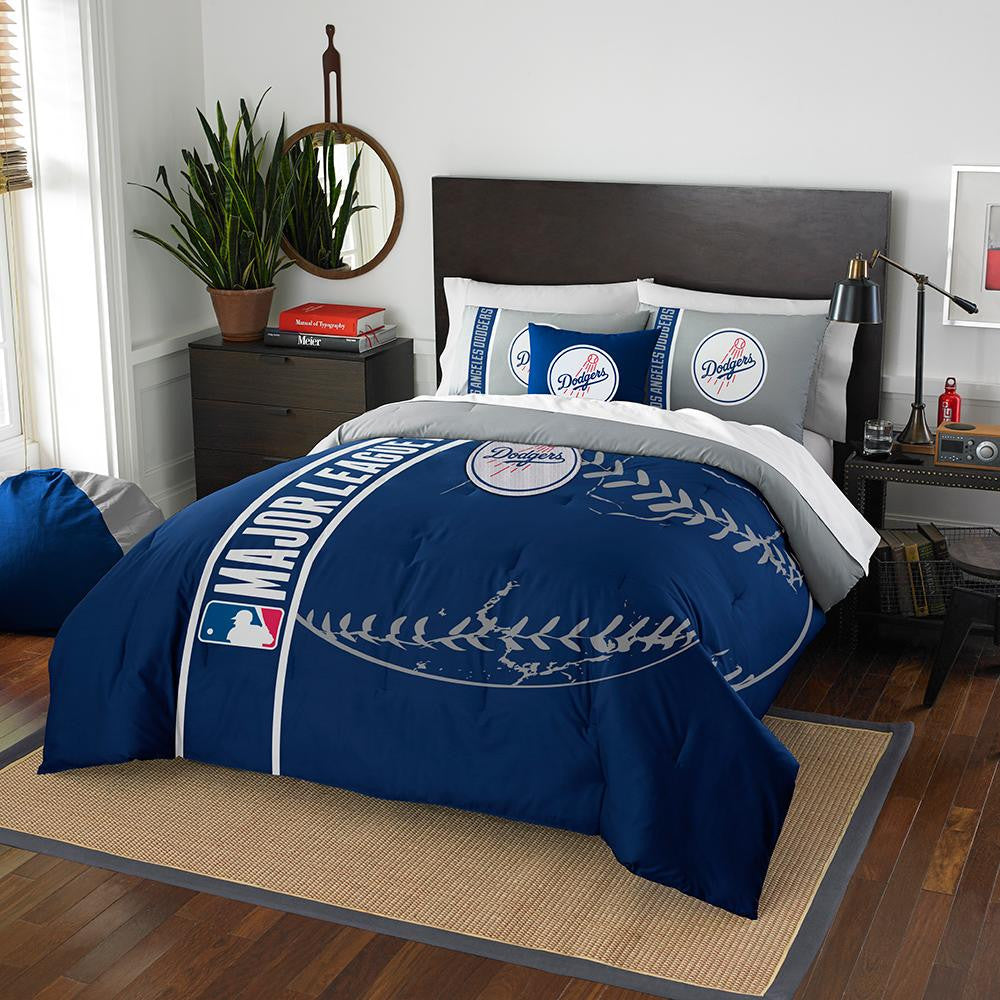 Los Angeles Dodgers MLB Full Comforter Set (Soft & Cozy) (76 x 86)