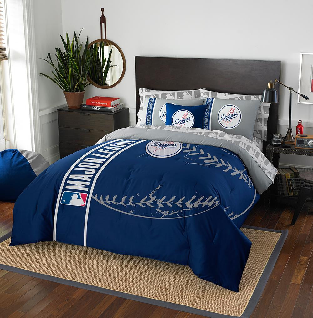 Los Angeles Dodgers MLB Full Comforter Bed in a Bag (Soft & Cozy) (76in x 86in)