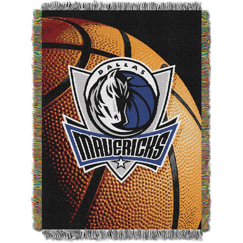 Dallas Mavericks NBA Woven Tapestry Throw Blanket (48x60)