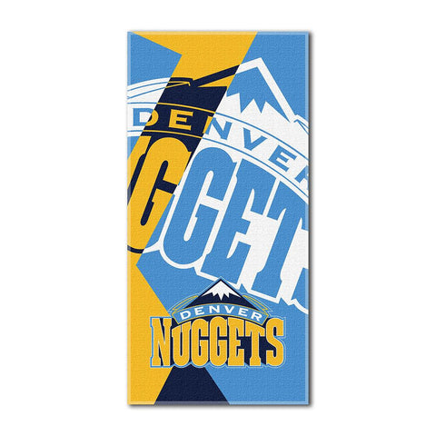 Denver Nuggets NBA ?Puzzle? Over-sized Beach Towel (34in x 72in)
