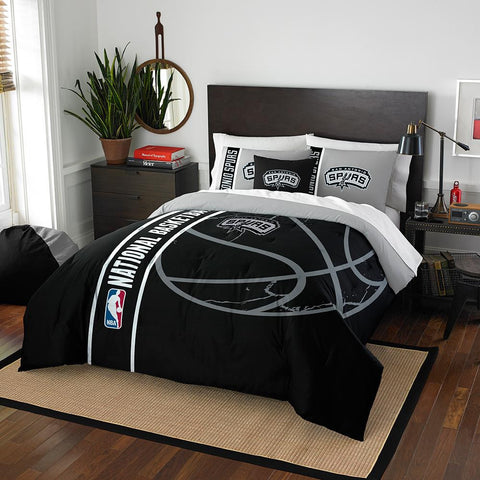 San Antonio Spurs NBA Full Comforter Set (Soft & Cozy) (76 x 86)
