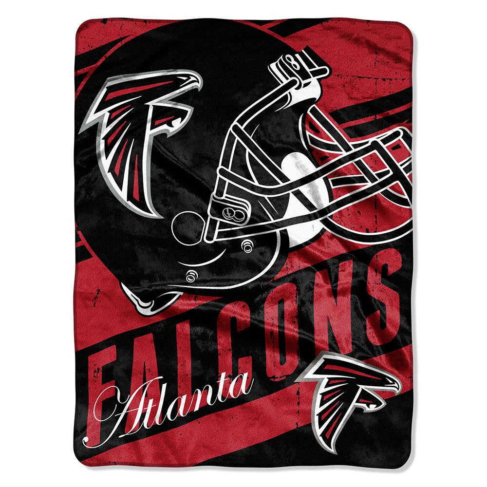 Atlanta Falcons NFL Micro Raschel Blanket (Deep Slant Series) (46in x 60in)