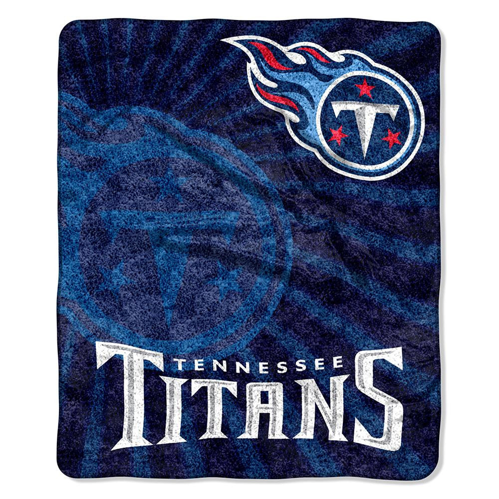 Tennessee Titans NFL Sherpa Throw (Strobe Series) (50in x 60in)