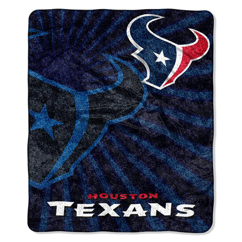 Houston Texans NFL Sherpa Throw (Strobe Series) (50in x 60in)