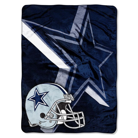 Dallas Cowboys NFL Micro Raschel Blanket (Bevel Series) (80x60)