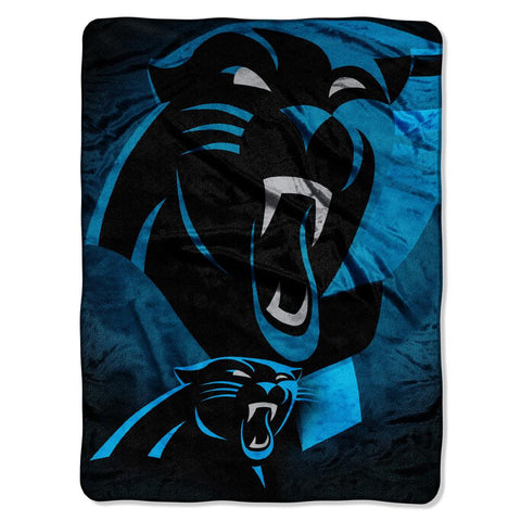 Carolina Panthers NFL Micro Raschel Blanket (Bevel Series) (80x60)