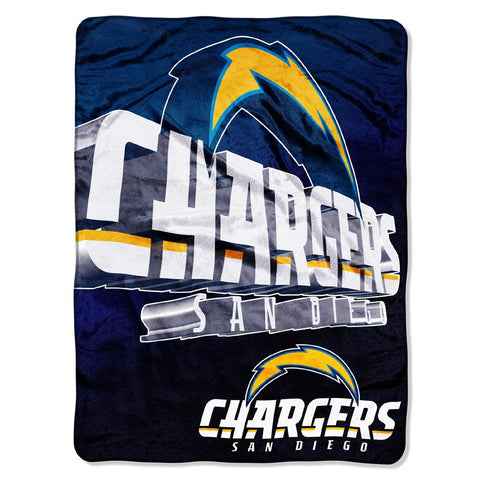 San Diego Chargers NFL Micro Raschel Blanket (Bevel Series) (80x60)