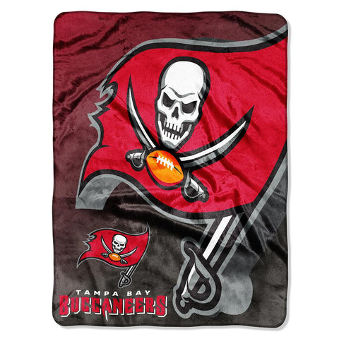Tampa Bay Buccaneers NFL Micro Raschel Blanket (Bevel Series) (80x60)