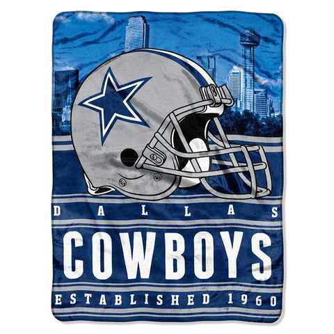 Dallas Cowboys NFL Silk Touch Throw (Stacked Series) (60inx80in)
