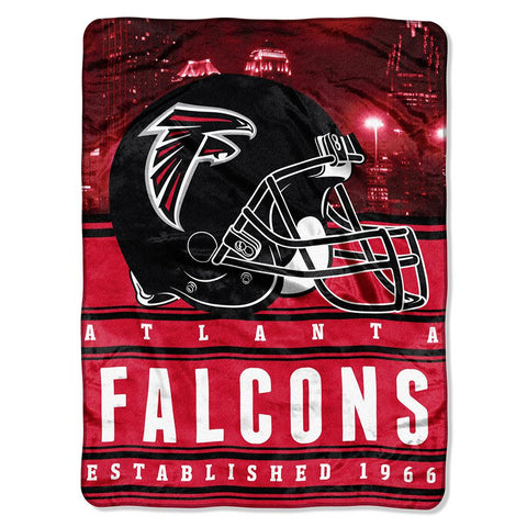 Atlanta Falcons NFL Silk Touch Throw (Stacked Series) (60inx80in)