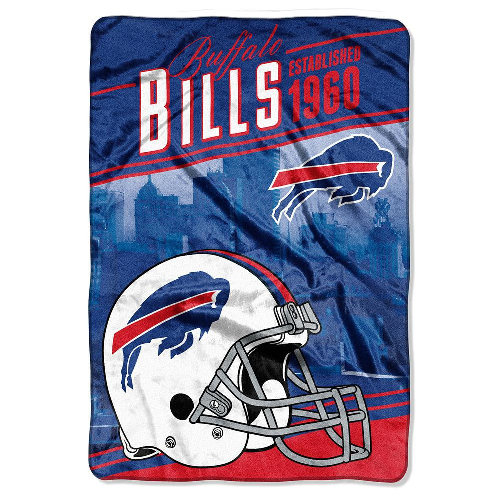 Buffalo Bills NFL Stagger Oversized Micro Raschel (62in x 90in)