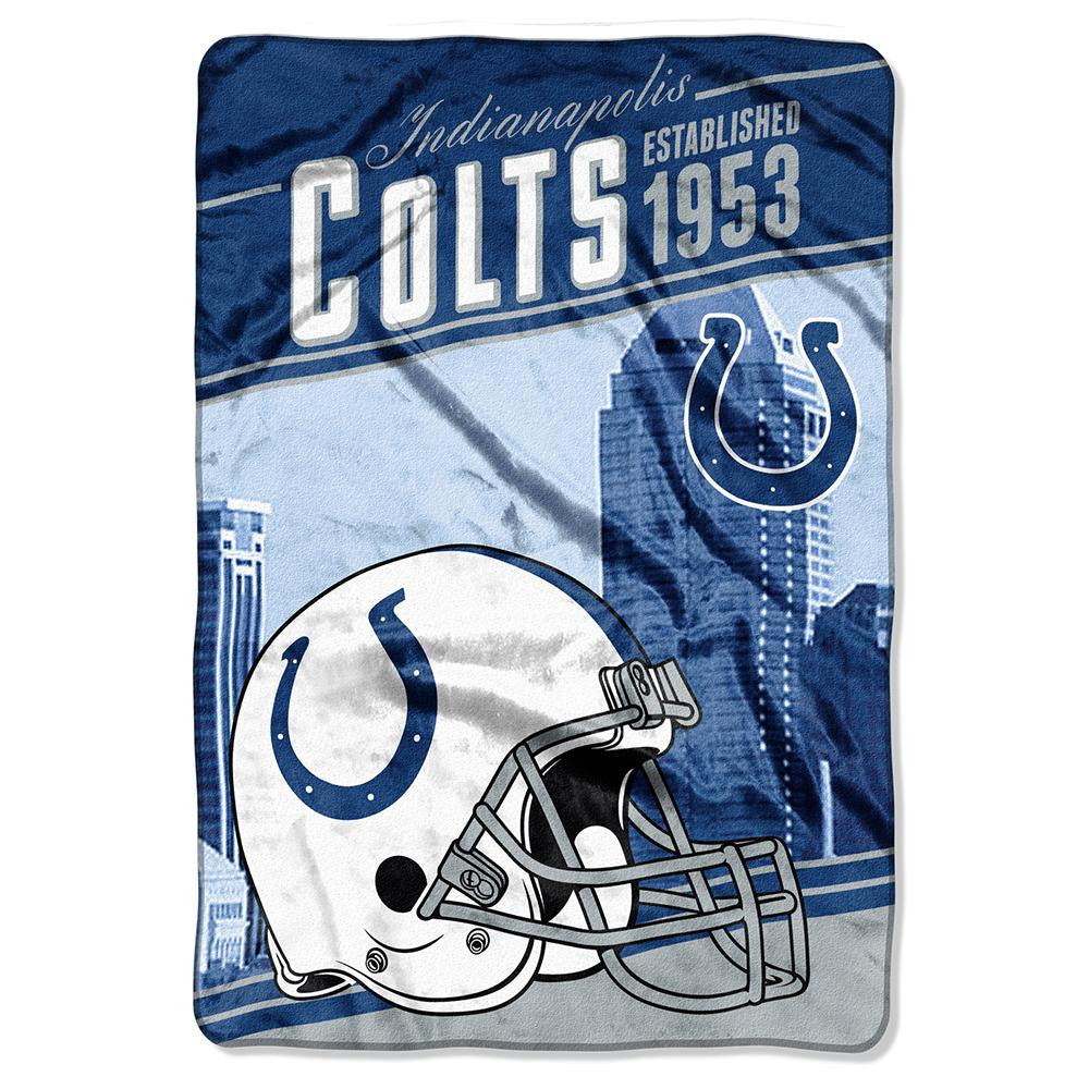 Indianapolis Colts NFL Stagger Oversized Micro Raschel (62in x 90in)