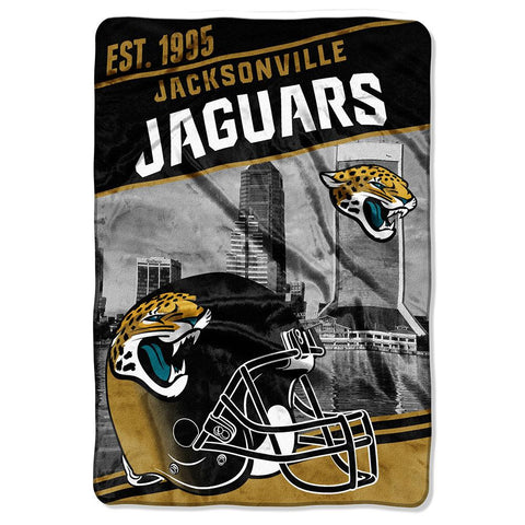 Jacksonville Jaguars NFL Stagger Oversized Micro Raschel (62in x 90in)