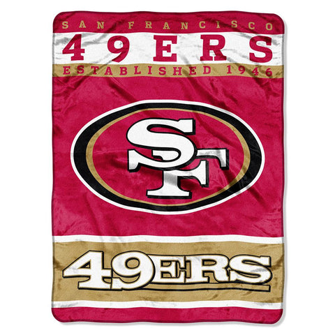 San Francisco 49ers NFL Royal Plush Raschel (12th Man Series) (60in x 80in)