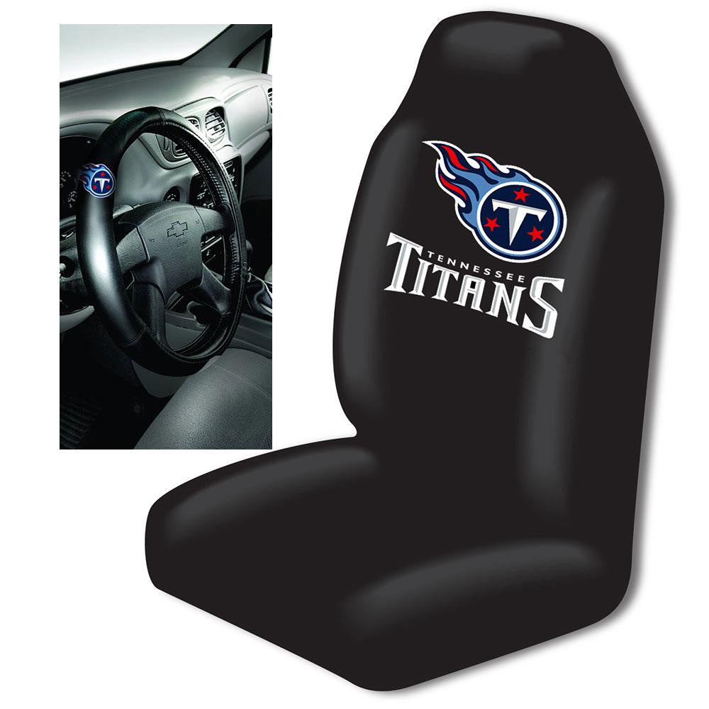 Tennessee Titans NFL Car Seat Cover and Steering Wheel Cover Set