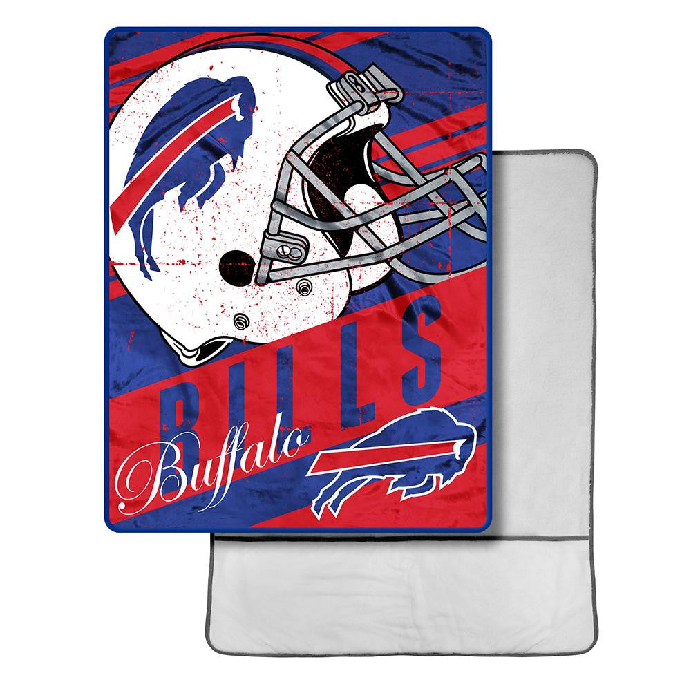 Buffalo Bills NFL Micro Sherpa Throw with Foot Pocket