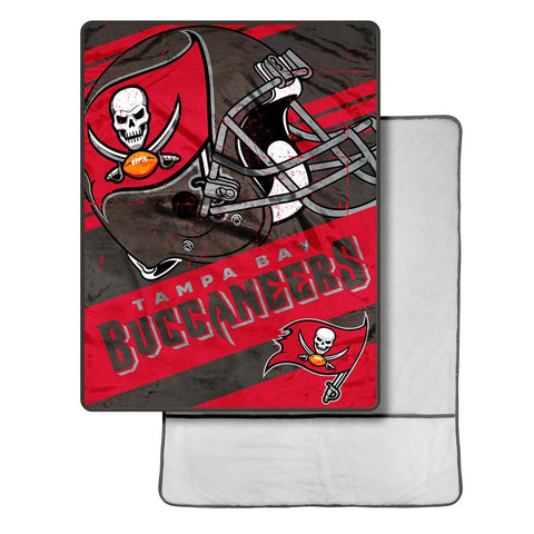 Tampa Bay Buccaneers NFL Micro Sherpa Throw with Foot Pocket