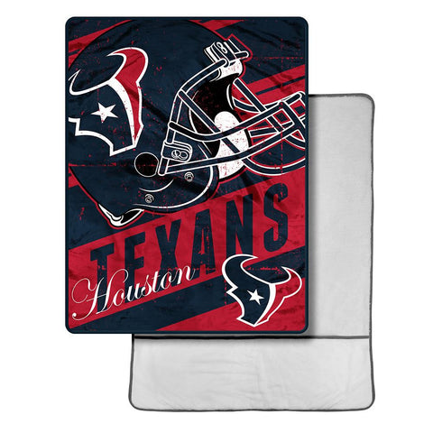 Houston Texans NFL Micro Sherpa Throw with Foot Pocket