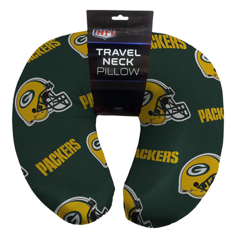 Green Bay Packers NFL Beadded Spandex Neck Pillow (12in x 13in x 5in)