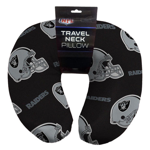 Oakland Raiders NFL Beadded Spandex Neck Pillow (12in x 13in x 5in)