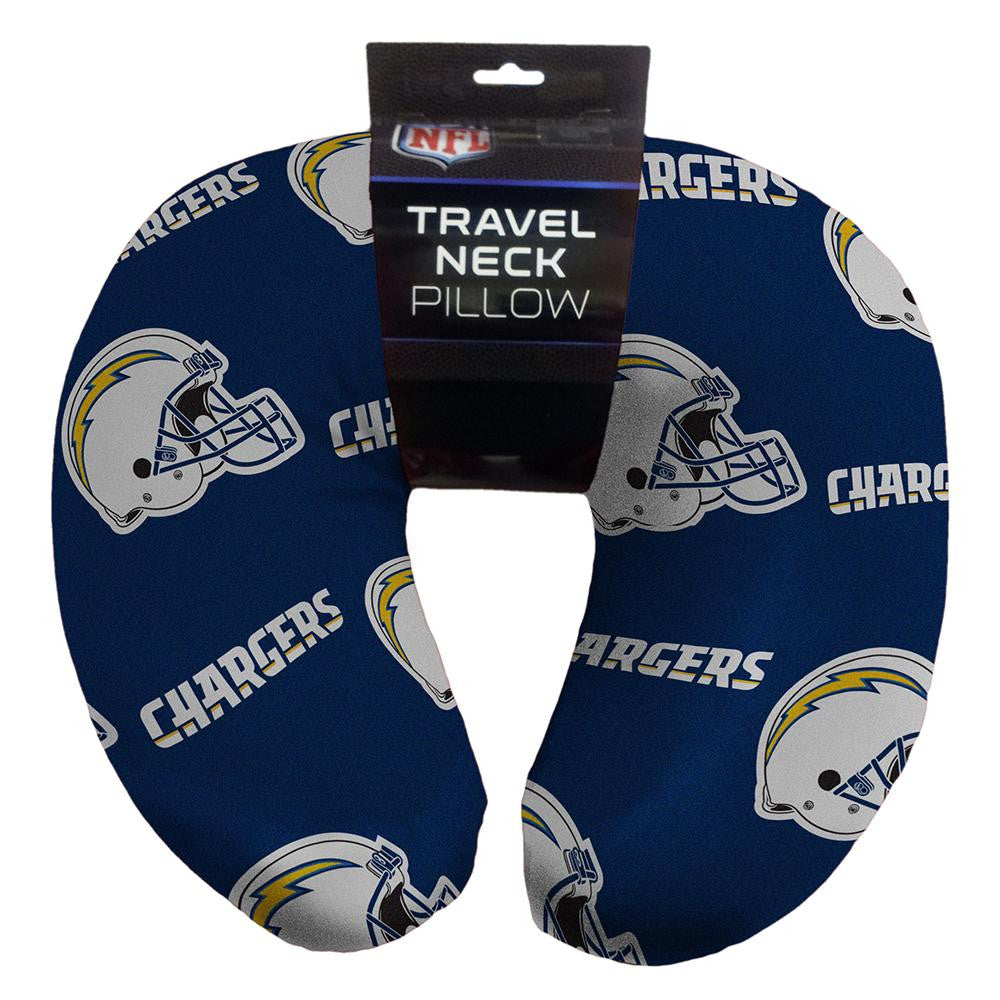 San Diego Chargers NFL Beadded Spandex Neck Pillow (12in x 13in x 5in)