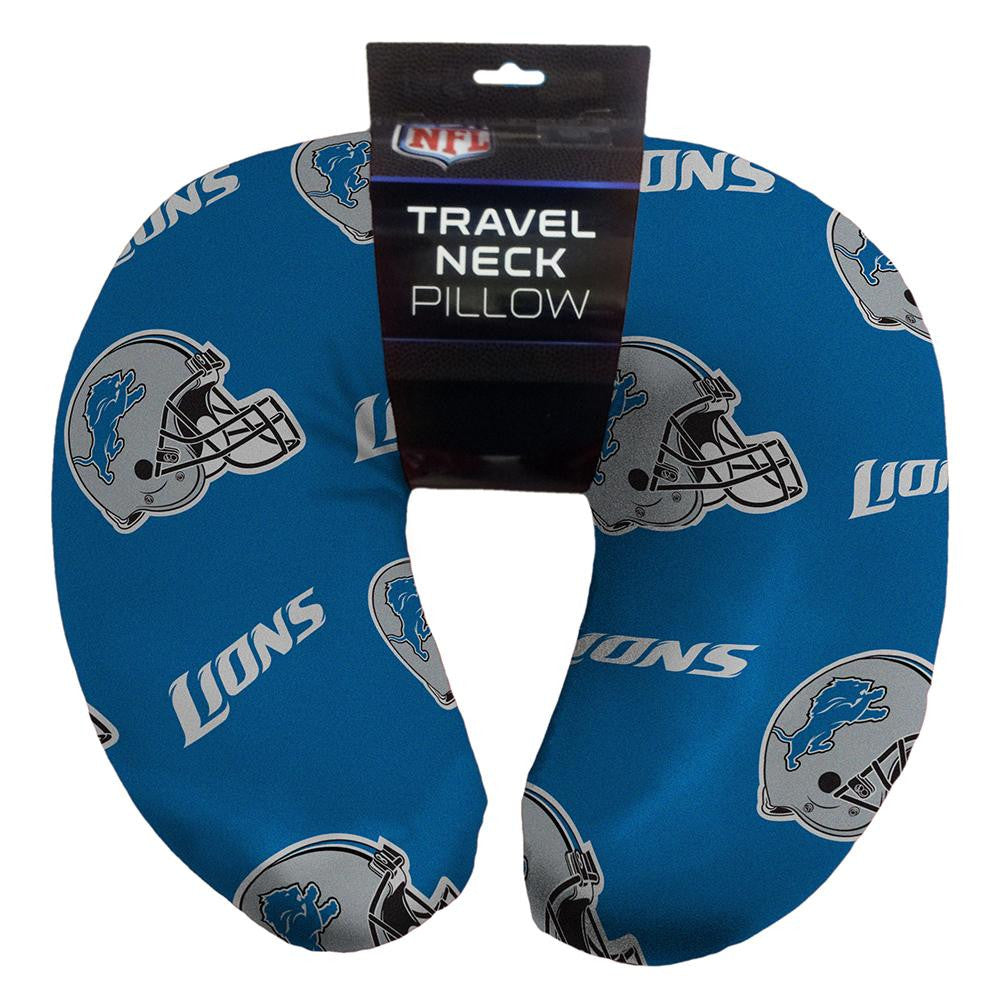 Detroit Lions NFL Beadded Spandex Neck Pillow (12in x 13in x 5in)