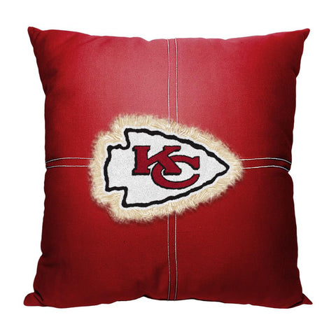 Kansas City Chiefs NFL Team Letterman Pillow (18x18)